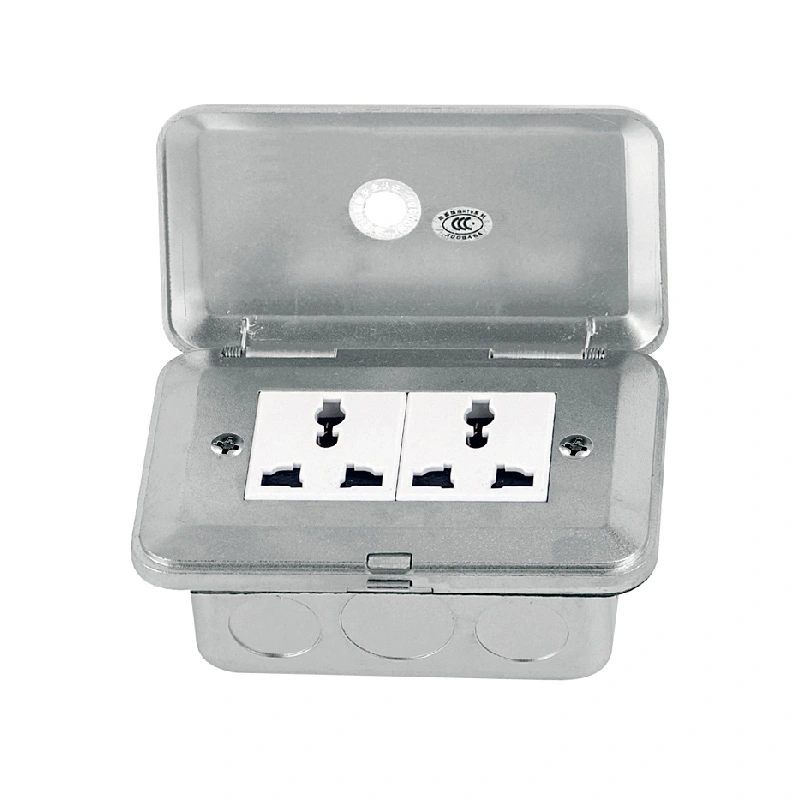 Pop Up Type Double Socket Floor Box ပါ။