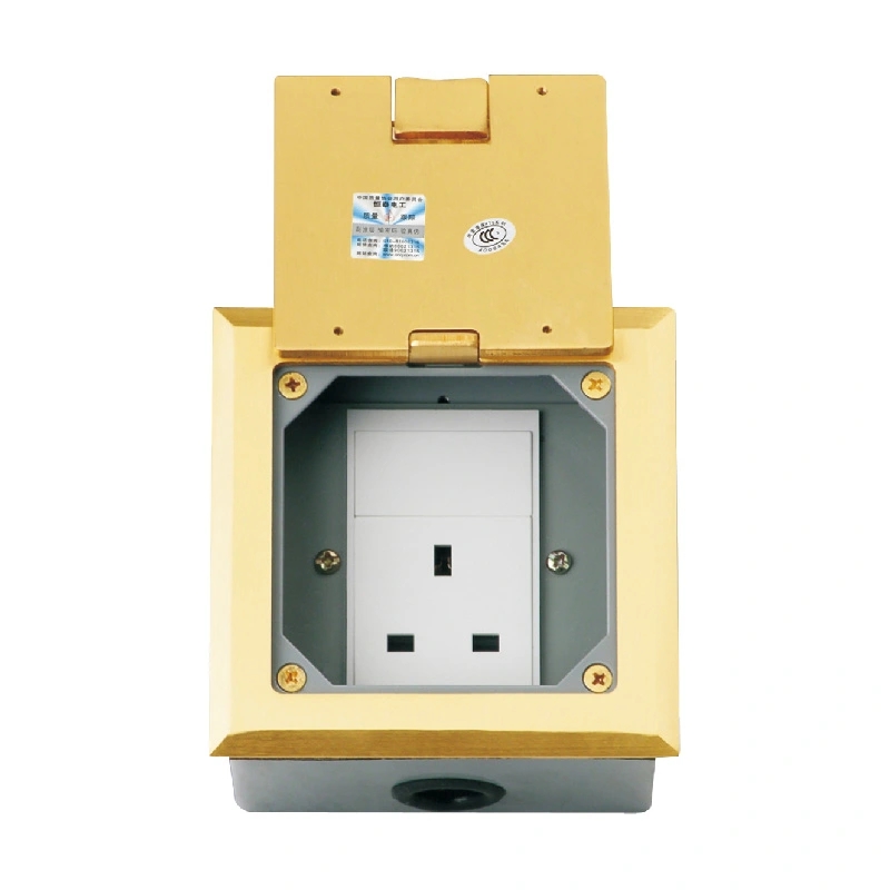 Upward Clamshell Multi-Function Floor Socket 3 Module စွမ်းရည်